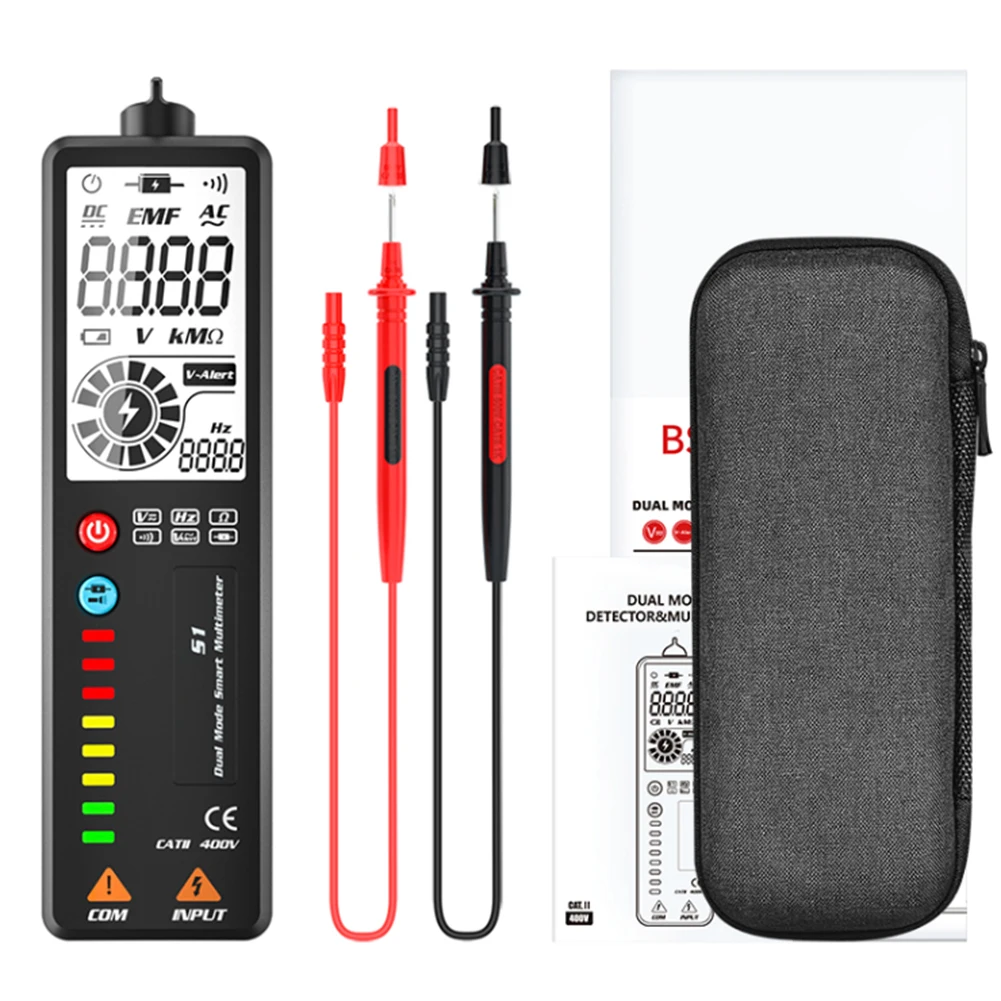 Smart Chip Digital Multimeter Detector Electric Pen Voltmeter Compact Design for Easy Pocket Storage Easy Replacement Battery
Smart Chip Digital Multimeter Detector Electric Pen Voltmeter Compact Design for Easy Pocket Storage Easy Replacement Battery