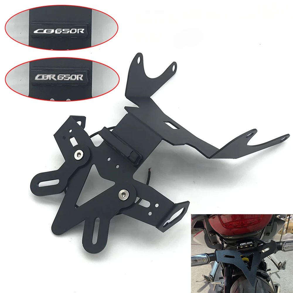 Motorcycle Accessories With LED Light License Plate Holder Tail Tidy For Honda CB650R CBR650R CB CBR 650R 650 R 2021-2022
Motorcycle Accessories With LED Light License Plate Holder Tail Tidy For Honda CB650R CBR650R CB CBR 650R 650 R 2021-2022