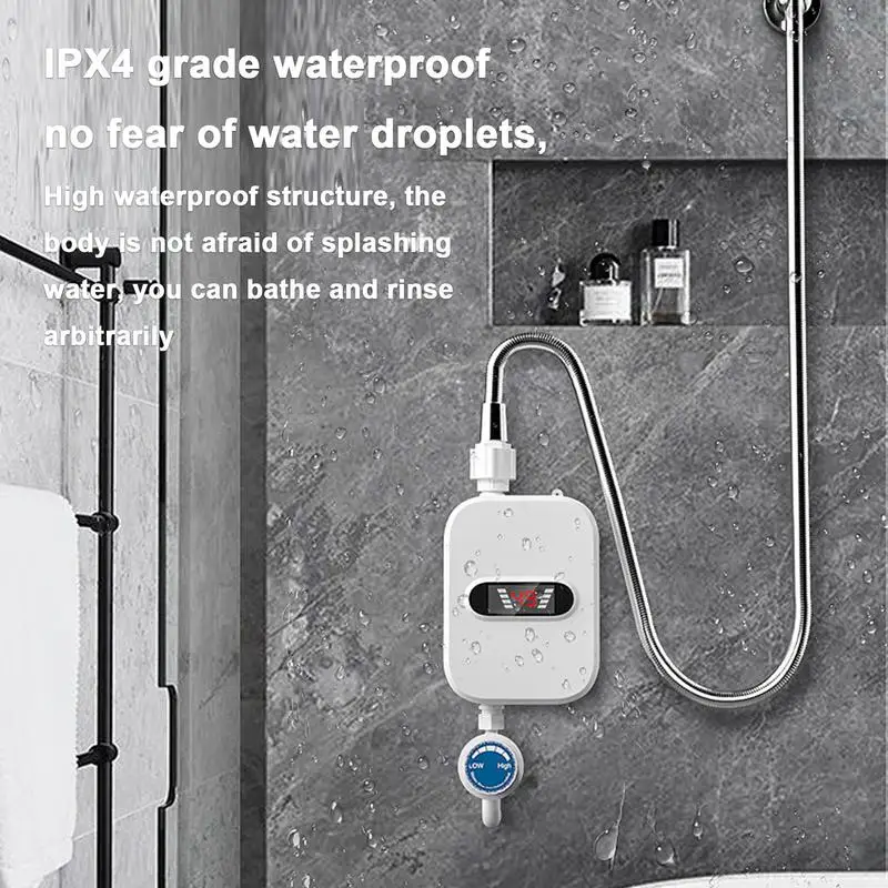 Shower Heater Electric 3.5kW Hot Water Heater With Digital Display Waterproof 110V Instant Water Heaters Shower Heater Electric
Shower Heater Electric 3.5kW Hot Water Heater With Digital Display Waterproof 110V Instant Water Heaters Shower Heater Electric