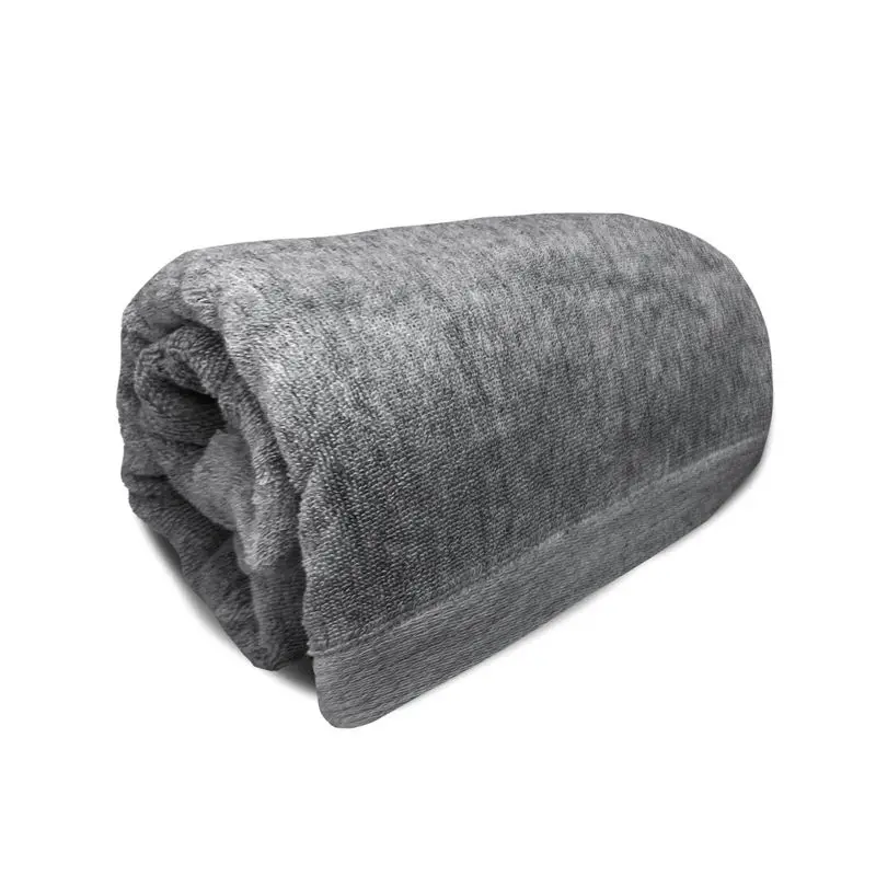 

Charcoal Melange Viscose from Bamboo Cotton Bath Sheet - Eco-Friendly, Sustainable, Breathable