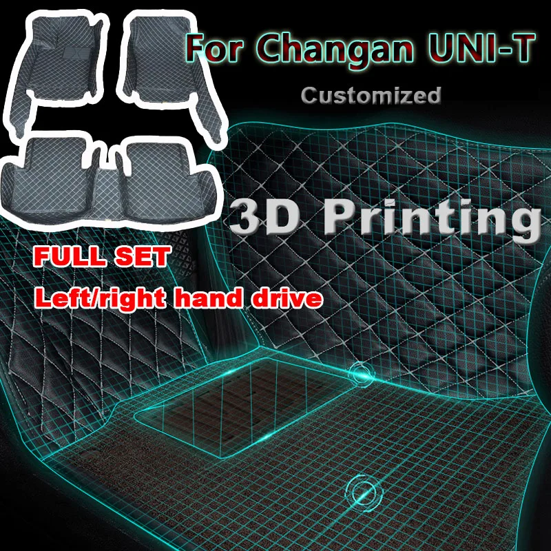 

LHD Car Floor Mats For Changan UNI-T UNIT 2020 2021 2022 2023 Carpet Styling Protect Accessories Rugs Foot Pad Auto Parts Covers