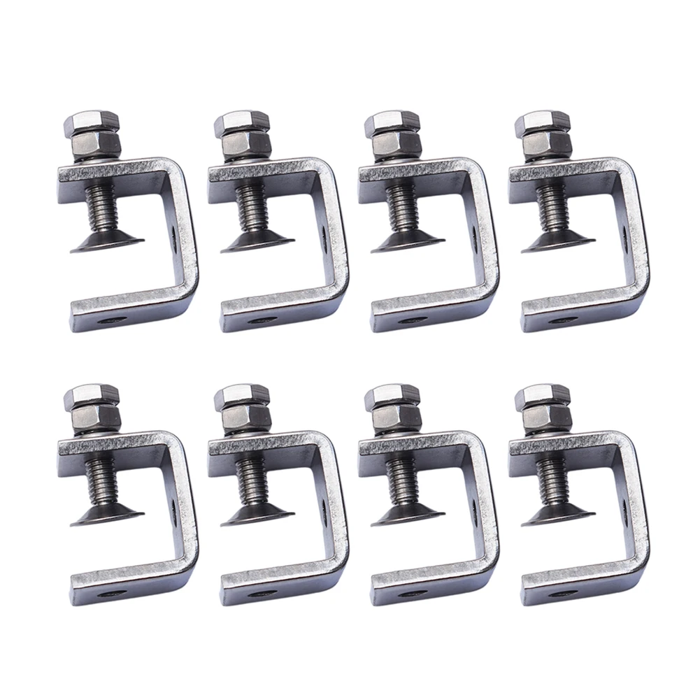 C Clamps Stainless Steel Clip Heavy Duty Clamp Pipe Fixture For Welding Carpenter Adjustable Fixed Holder Hardware Fasteners
C Clamps Stainless Steel Clip Heavy Duty Clamp Pipe Fixture For Welding Carpenter Adjustable Fixed Holder Hardware Fasteners