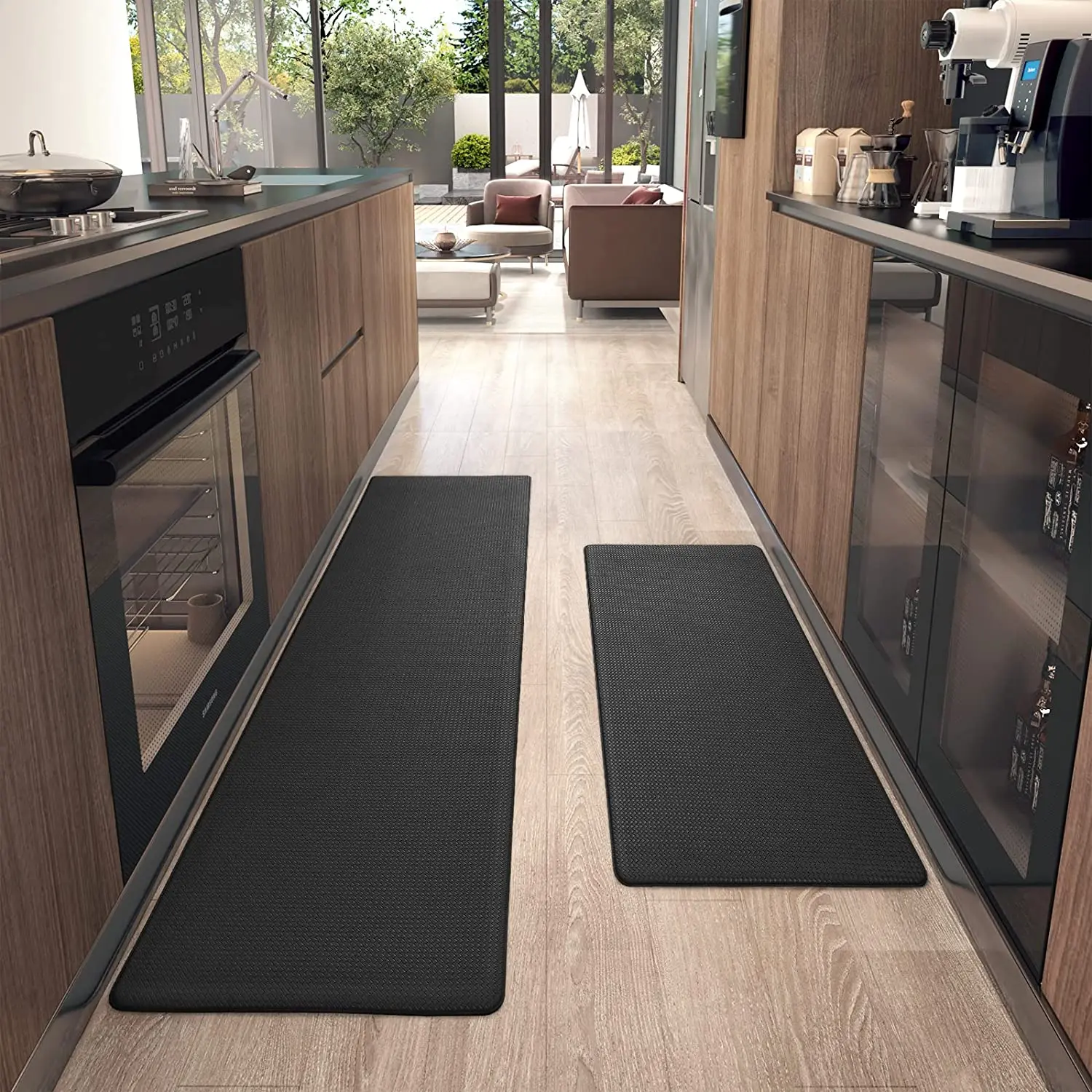 

Kitchen Rugs Floor Mat Cushioned Anti Fatigue Kitchen Mat Non Skid Waterproof Comfort Standing Kitchen Rug Runner Rug Kitchen