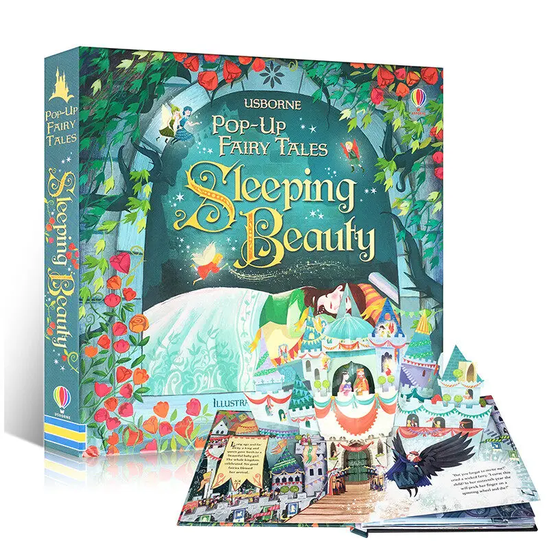 Milu Original English Pop-up Fairy Tales Sleeping Beauty Children's Picture Book
Milu Original English Pop-up Fairy Tales Sleeping Beauty Children's Picture Book