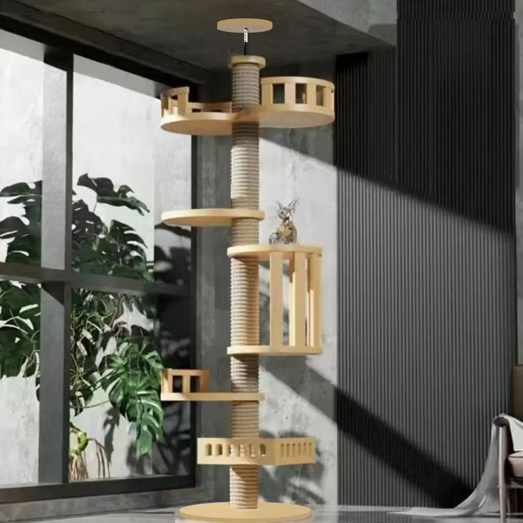 240-260cm Cat Tree Basket Toy Tower Bed Hammock House Big Condo Pillar Ceiling Tunnel Home Ramp Outdoor Nest Swing Wooden Floor
240-260cm Cat Tree Basket Toy Tower Bed Hammock House Big Condo Pillar Ceiling Tunnel Home Ramp Outdoor Nest Swing Wooden Floor