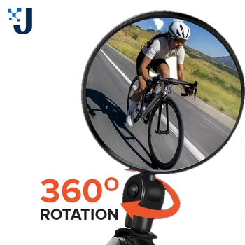 Espelho Retrovisor de Guidão de Bicicleta com Ângulos Ajustáveis de Alta Definição para Bicicletas de Montanha e Scooters Elétricos 8 Bicycle Mirror Electric Scooter Rearview Rear View Mirrors Bicycle Handlebar Anti-Glare Views Pro Bike Scooter Accessories