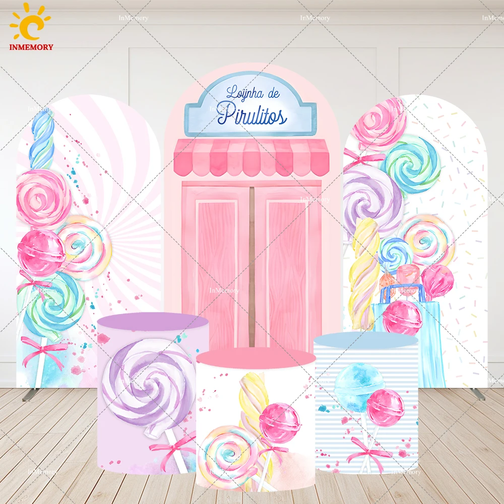 Candy Shop Arch Backdrop Cover Girl Birthday Decoration Photography Background Donut Party Banner Arched Wall for Stands
Candy Shop Arch Backdrop Cover Girl Birthday Decoration Photography Background Donut Party Banner Arched Wall for Stands
