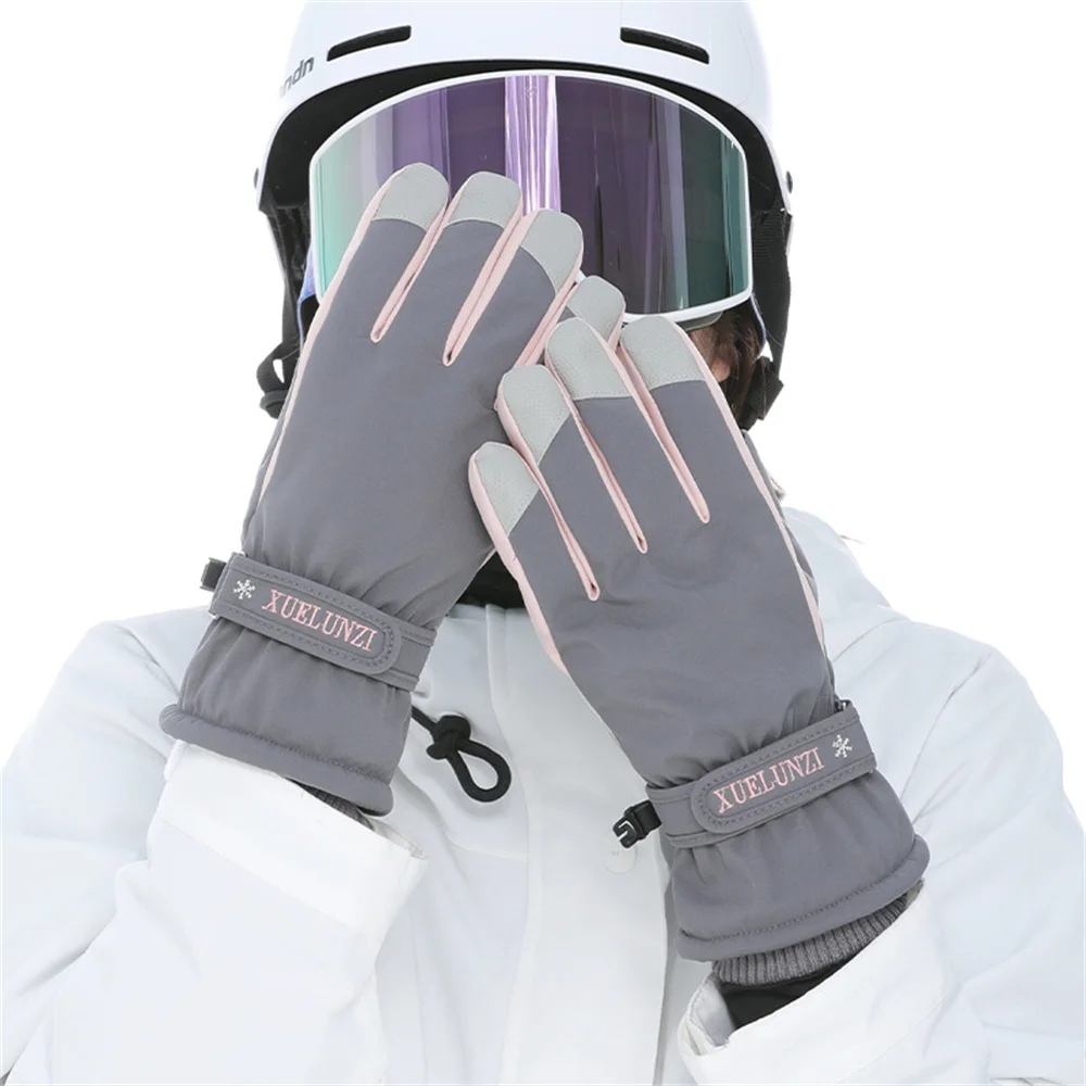 

Ski Gloves Keep Warm Windproof Antifreeze The New Thicken Winter Sports Accessories Essential Gloves Outdoor Plus Velvet Ski