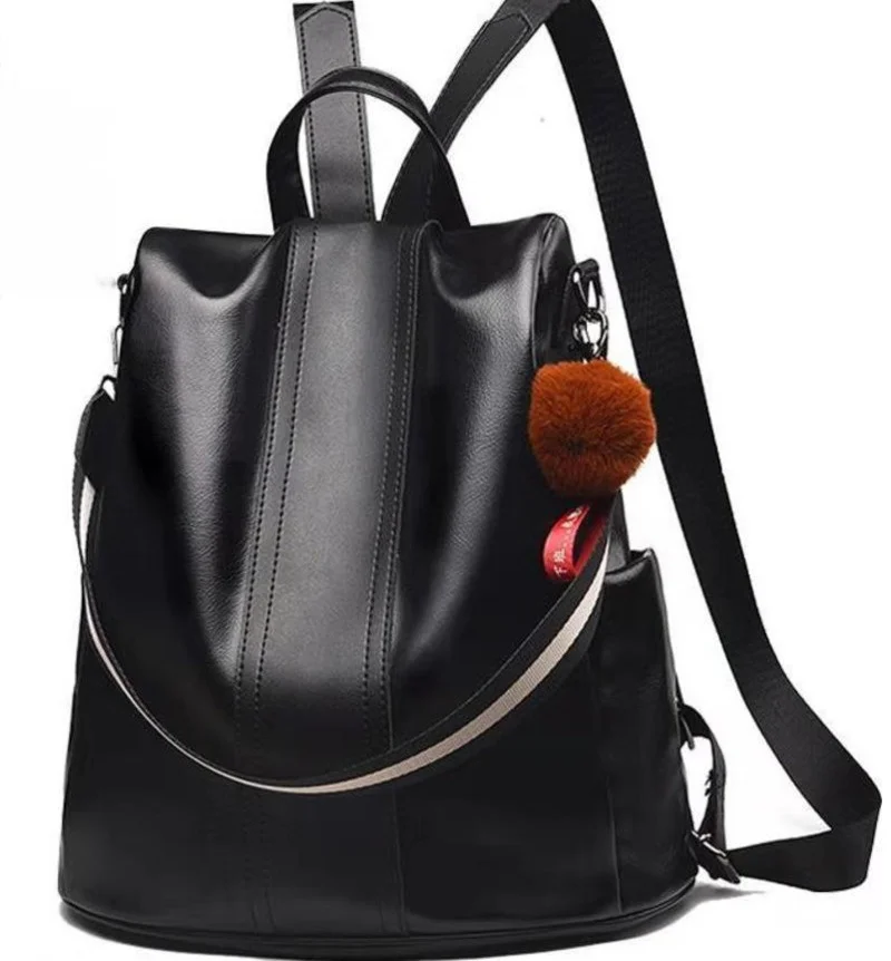 

Pu Soft Women's New Backpack Fashion Leather Messenger Female Tote Shoulder Bag Handbag Woman Y2k Bolsas Casual Clutche Classic