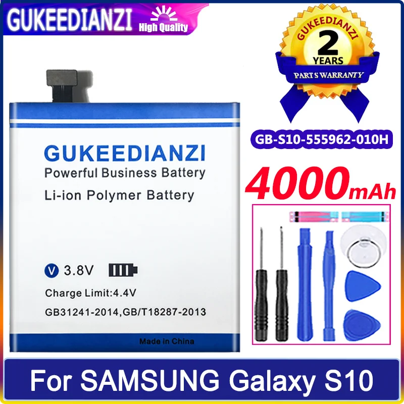 

GUKEEDIANZI Battery GB-S10-555962-010H 4000mAh For SAMSUNG Galaxy S10 Japanese version Batteries