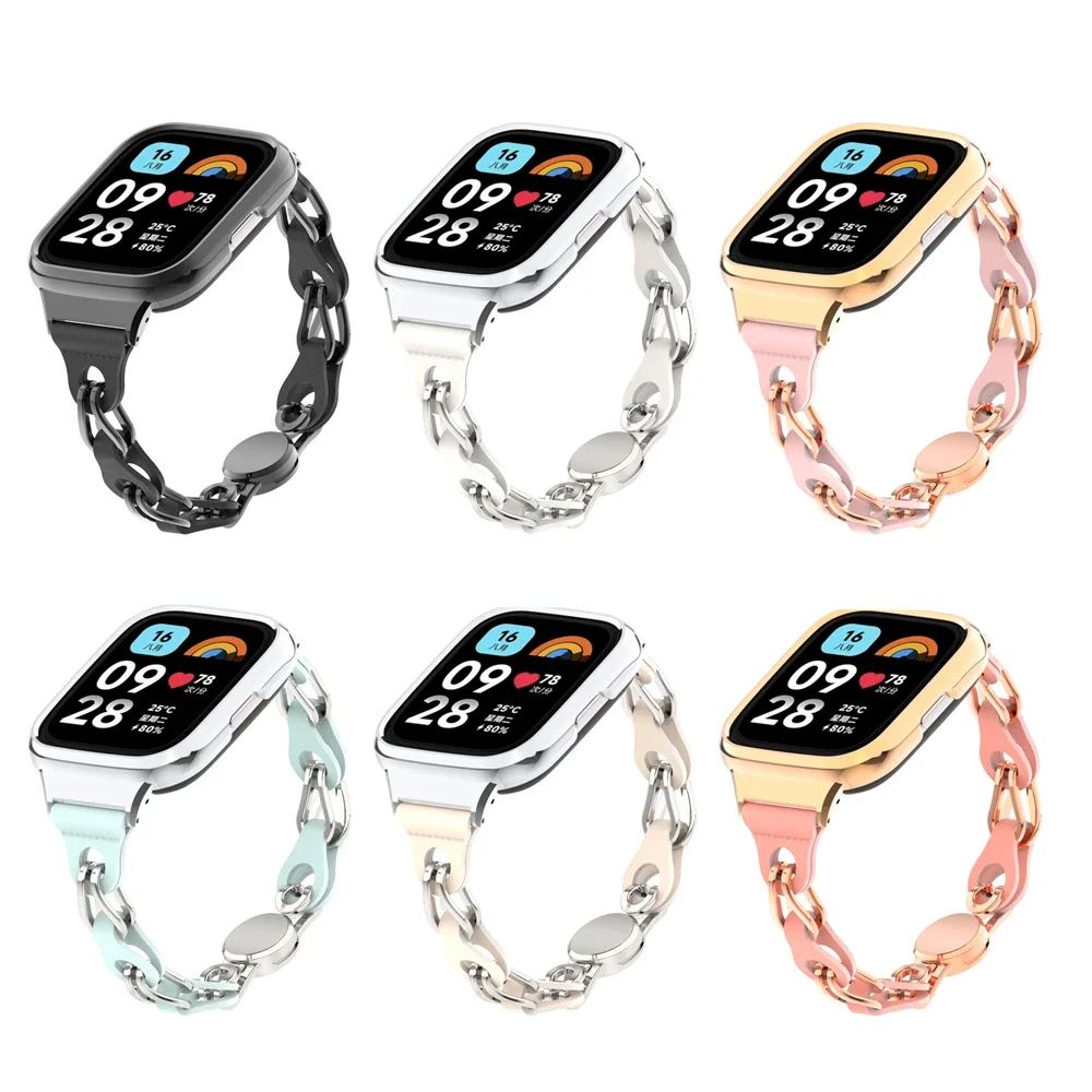 Ремешок кожаный для Xiaomi Redmi Watch 3 Active/Lite, модный браслет с магнитной застежкой для Redmi Watch 3
Ремешок кожаный для Xiaomi Redmi Watch 3 Active/Lite, модный браслет с магнитной застежкой для Redmi Watch 3