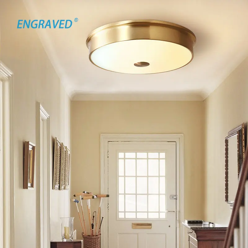 

ENGRAVED Post-modern Light Luxury Simple Creative Design Style Ceiling Light Corridor Bedroom Living Room