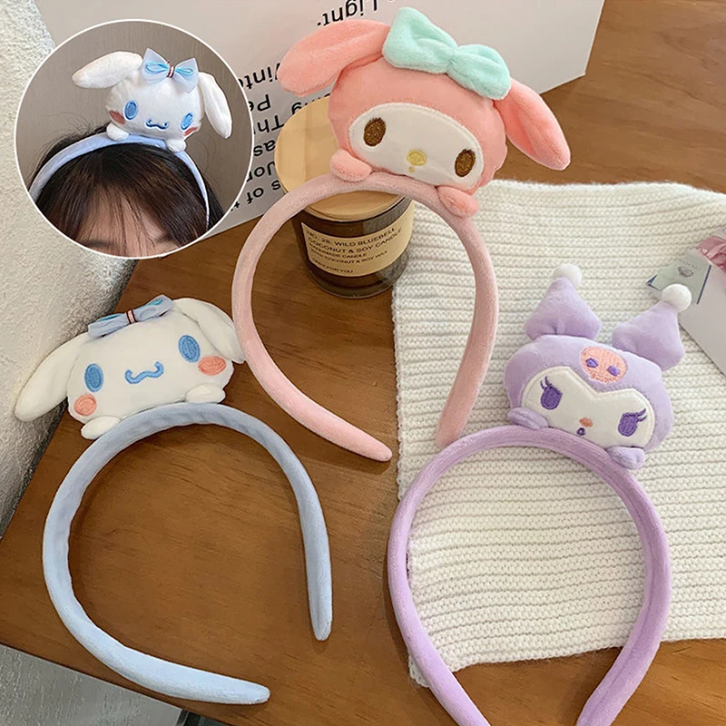 Повязка на голову Sanrio Kuromi, милая повязка на голову в стиле аниме, милая мультяшная моя мелодия, коричная повязка на голову, головной убор, аксессуары для девушек
Повязка на голову Sanrio Kuromi, милая повязка на голову в стиле аниме, милая мультяшная моя мелодия, коричная повязка на голову, головной убор, аксессуары для девушек