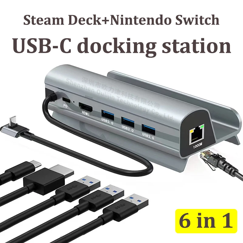 Gigabit Ethernet RJ45 PD Charging USB Type-C HUB Docking Station HDMI For Nintendo Switch jsaux ayaneo ASUS ROG Steam Deck dock
Gigabit Ethernet RJ45 PD Charging USB Type-C HUB Docking Station HDMI For Nintendo Switch jsaux ayaneo ASUS ROG Steam Deck dock