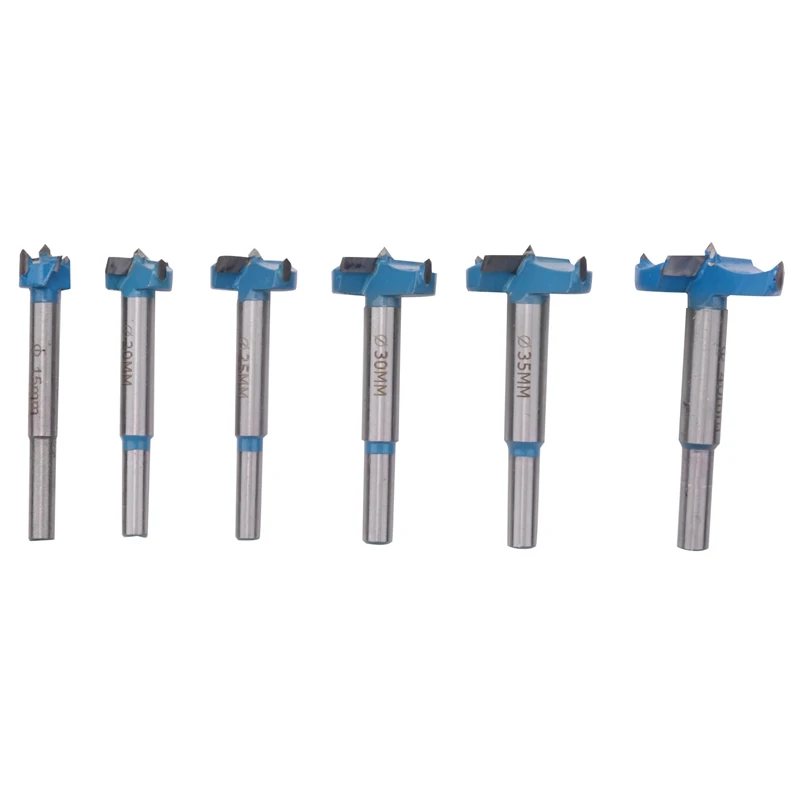 Forstner Drill Bit Set,15-40Mm 6 Pcs Carbide Forstner Bits High Speed Steel Wood Tool
Forstner Drill Bit Set,15-40Mm 6 Pcs Carbide Forstner Bits High Speed Steel Wood Tool