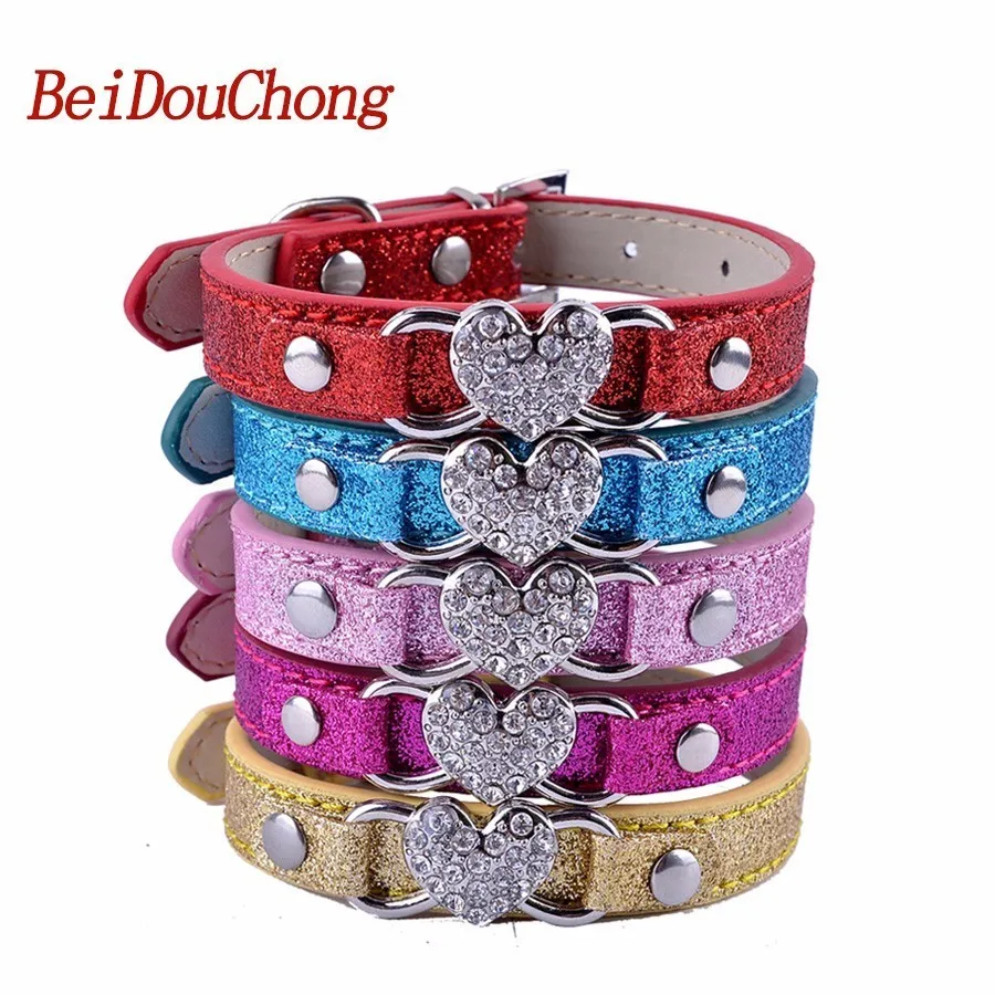 10pcs/lot Designer Dog Collar Rhinestone Heart Accessories Leather Collar Pet Necklace For Small Dogs Cats Red Pink
10pcs/lot Designer Dog Collar Rhinestone Heart Accessories Leather Collar Pet Necklace For Small Dogs Cats Red Pink