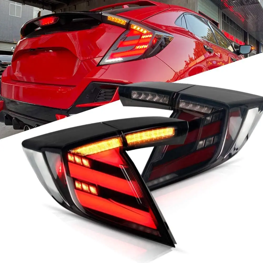 LED Tail Lights For Honda Civic 10Th Gen 2016-2019 Type R Hatchback DRL Start Up Animation Rear Lamp Assembly (Type R Hatchback
LED Tail Lights For Honda Civic 10Th Gen 2016-2019 Type R Hatchback DRL Start Up Animation Rear Lamp Assembly (Type R Hatchback
