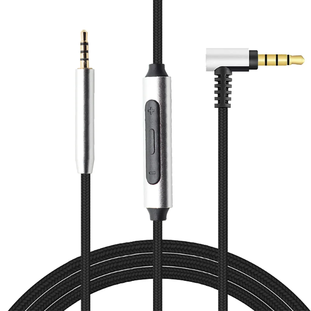 SHP9500 Mic Cable for Philips SHP9500 SHP9600 Fidelio X2HR Audio Cables Aux Wire Universal Microphone Remote Cord SHP9500 Mic Cable for Philips SHP9500 SHP9600 Fidelio X2HR Audio Cables Aux Wire Universal Microphone Remote Cord