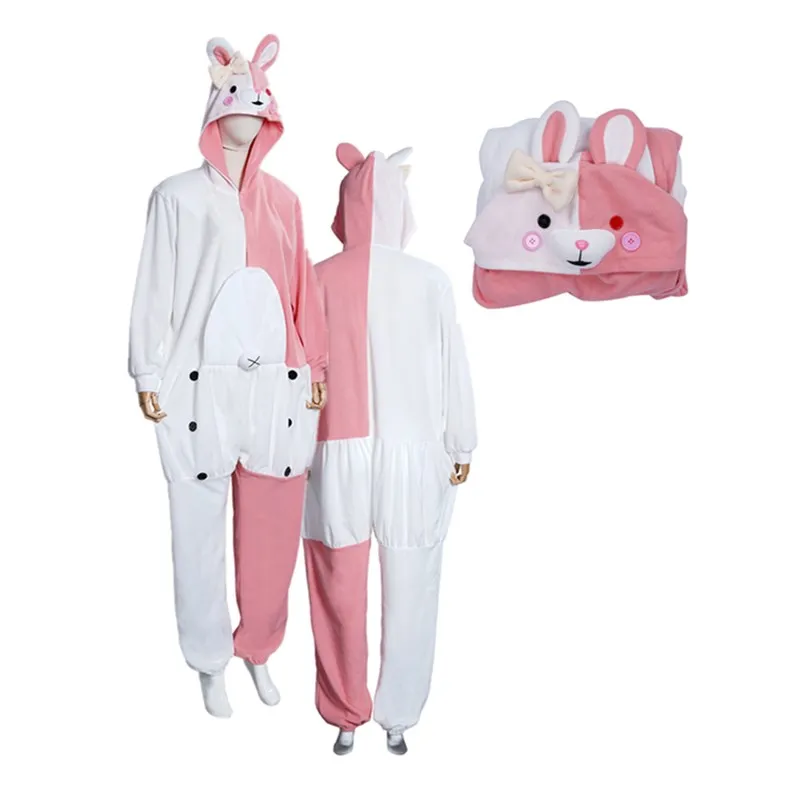 Anime Monomi Monokuma Cosplay Pajama Adult Onesie Jumpsuit Danganronpa Pink Bear Pajamas Halloween Party Suit Overalls Xmas Gift
Anime Monomi Monokuma Cosplay Pajama Adult Onesie Jumpsuit Danganronpa Pink Bear Pajamas Halloween Party Suit Overalls Xmas Gift