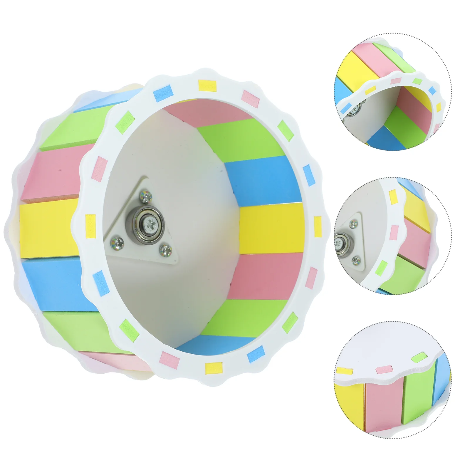 Hamster Wooden Running Wheel Playing Toys Funny Pet Silence Running Toy Pet Supplies (Colorful, 17cm)
Hamster Wooden Running Wheel Playing Toys Funny Pet Silence Running Toy Pet Supplies (Colorful, 17cm)