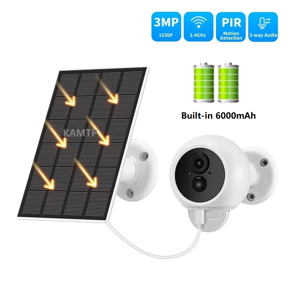 Outdoor Icsee 3MP Wireless Battery Camera WiFi Solar Panel Surveillance 2K HD Video CCTV 2- Way Audio Indoor Security Protection
Outdoor Icsee 3MP Wireless Battery Camera WiFi Solar Panel Surveillance 2K HD Video CCTV 2- Way Audio Indoor Security Protection