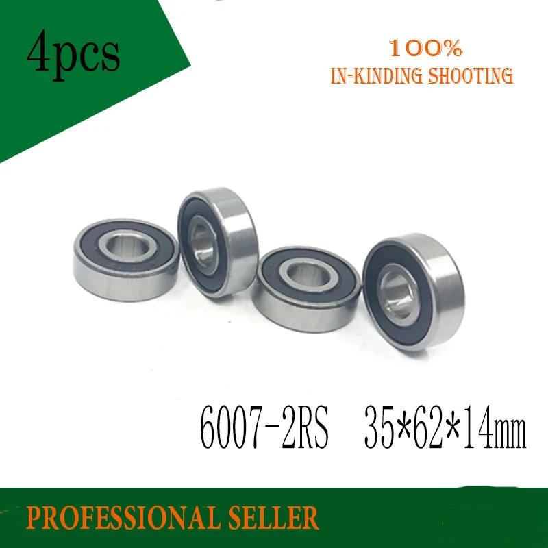 4pcs 6007rs Bearing 35*62*14 mm Deep Groove 6007-2rs Ball Bearings 6007rs 180107 Rs 6007 2rs Emq Quality
4pcs 6007rs Bearing 35*62*14 mm Deep Groove 6007-2rs Ball Bearings 6007rs 180107 Rs 6007 2rs Emq Quality