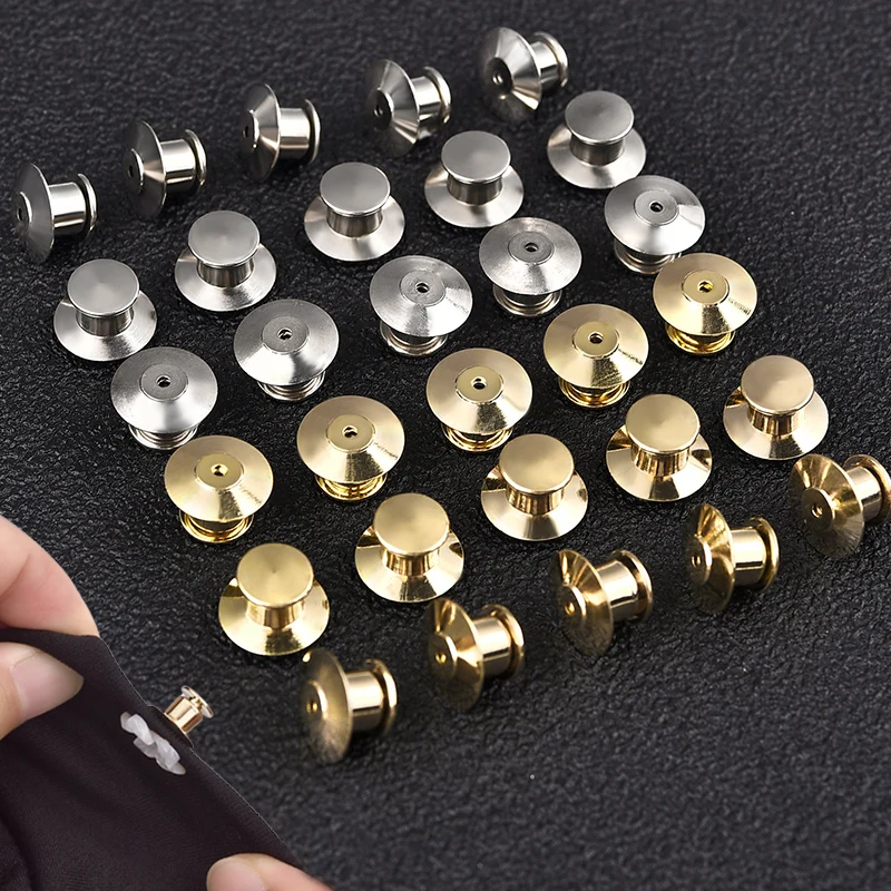 10/20pcs Locking Clasp Used Gold Silver Back Of Metal Pin Of Brooch Enamel Lapel Pin Clasp Safety Jewelry Findings Components
10/20pcs Locking Clasp Used Gold Silver Back Of Metal Pin Of Brooch Enamel Lapel Pin Clasp Safety Jewelry Findings Components