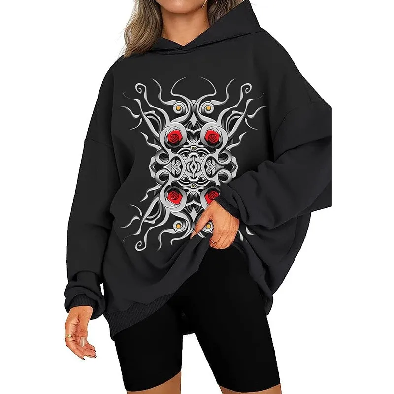 Goth Y2K Hoodie Sweatshirt Women Halloween Punk Skull Black Top Pullover Zip Up Oversized Grunge
Goth Y2K Hoodie Sweatshirt Women Halloween Punk Skull Black Top Pullover Zip Up Oversized Grunge