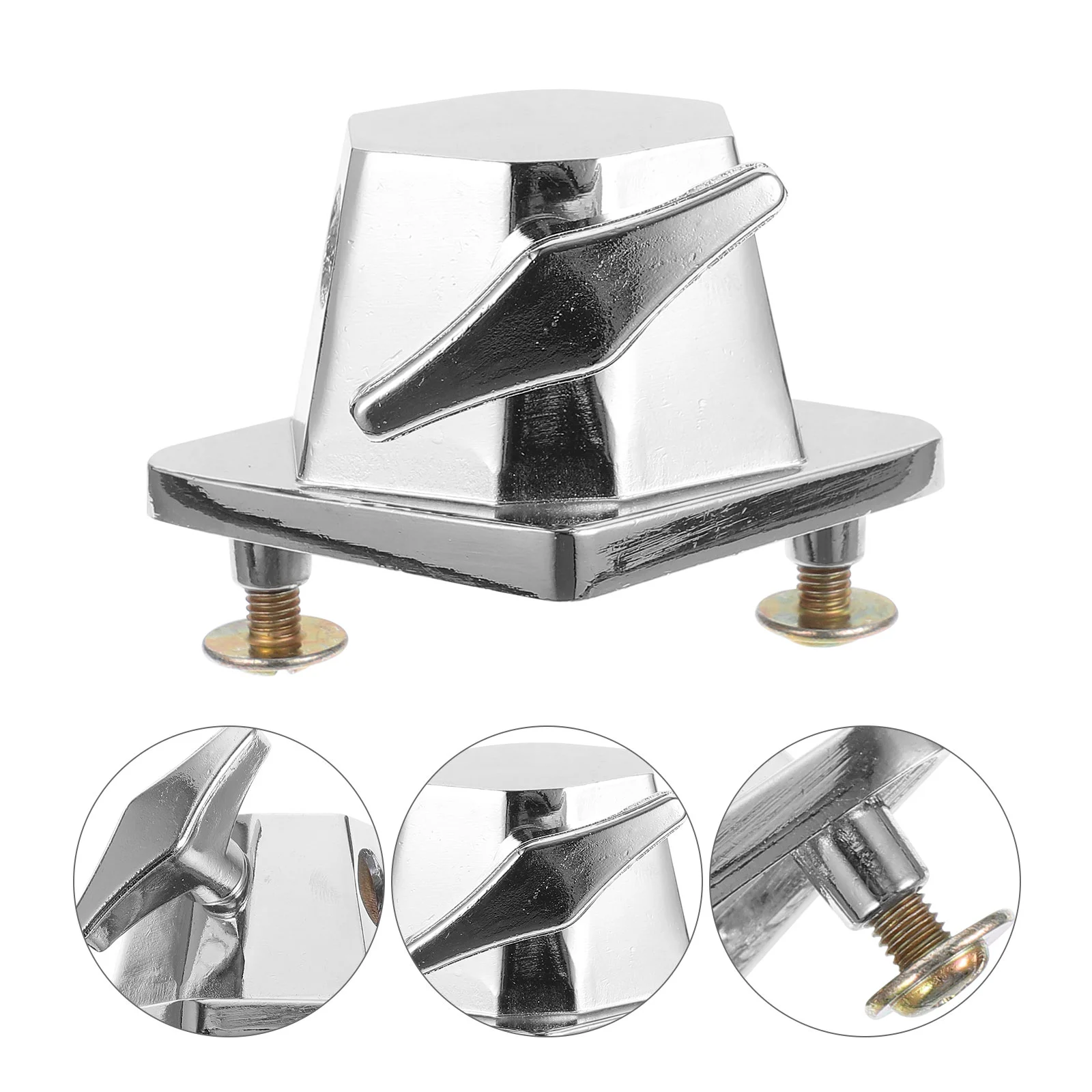 

Drum Saddle Lug Adjuster Snare Accessories (l18 Saddle-52mm) Leg Mounts Tom Rest Silver Plated Iron