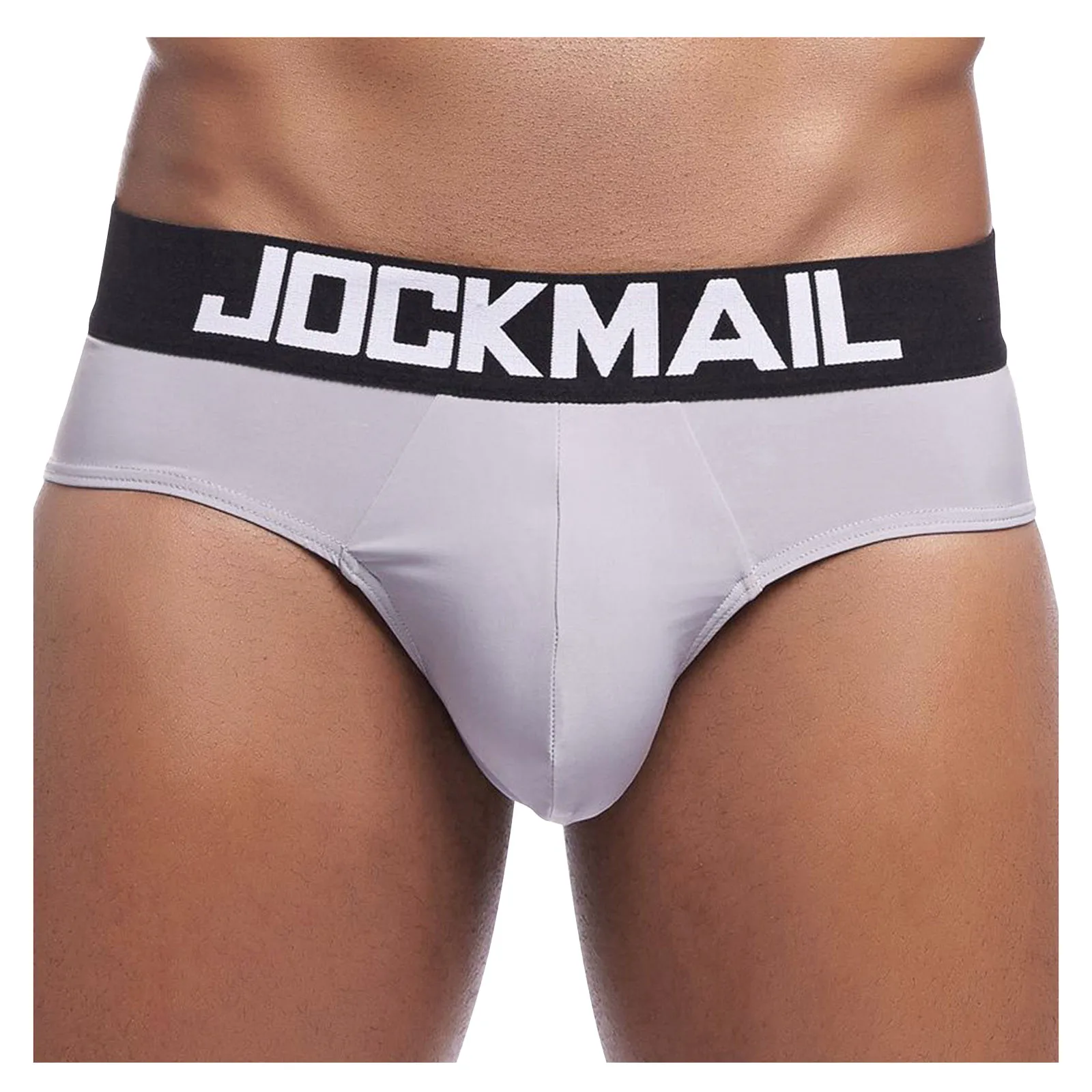

JOCKMAIL Sexy Mesh Men's Underwear Brief Cotton Breathable Boxer Briefs U Convex Pouch Gay Underpants Men Briefs Panties