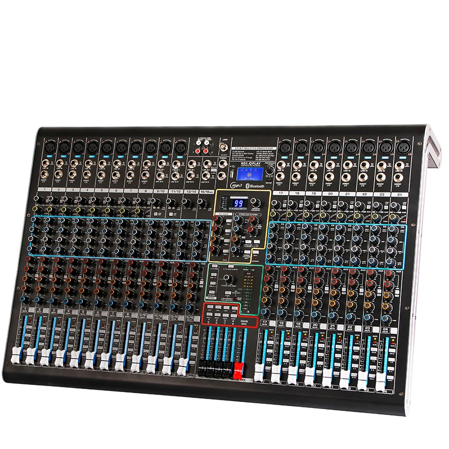 Depusheng DX24C New Design Built-in 99 Kinds of DSP Reverb Effect 24-channel mixer audio for Stage Wedding
Depusheng DX24C New Design Built-in 99 Kinds of DSP Reverb Effect 24-channel mixer audio for Stage Wedding