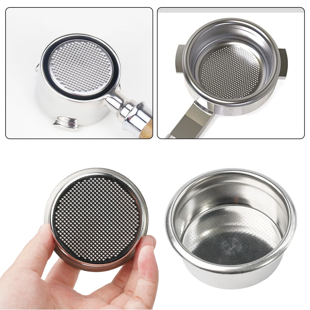 Filter Basket Premium Stainless Steel 2 Cup Filter Basket Easy to Clean and Install for Breville 58mm Portafilter
Filter Basket Premium Stainless Steel 2 Cup Filter Basket Easy to Clean and Install for Breville 58mm Portafilter