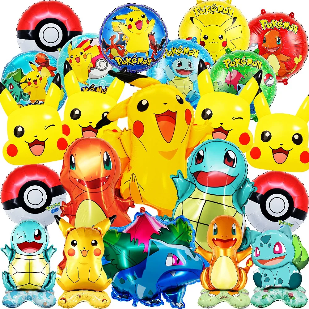 10/50/100Pcs Pokemon Balloons Pikachu Human Figure Aluminum Foil Balloon Birthday Party Baby Shower Decorations Kid Toy Globos
10/50/100Pcs Pokemon Balloons Pikachu Human Figure Aluminum Foil Balloon Birthday Party Baby Shower Decorations Kid Toy Globos