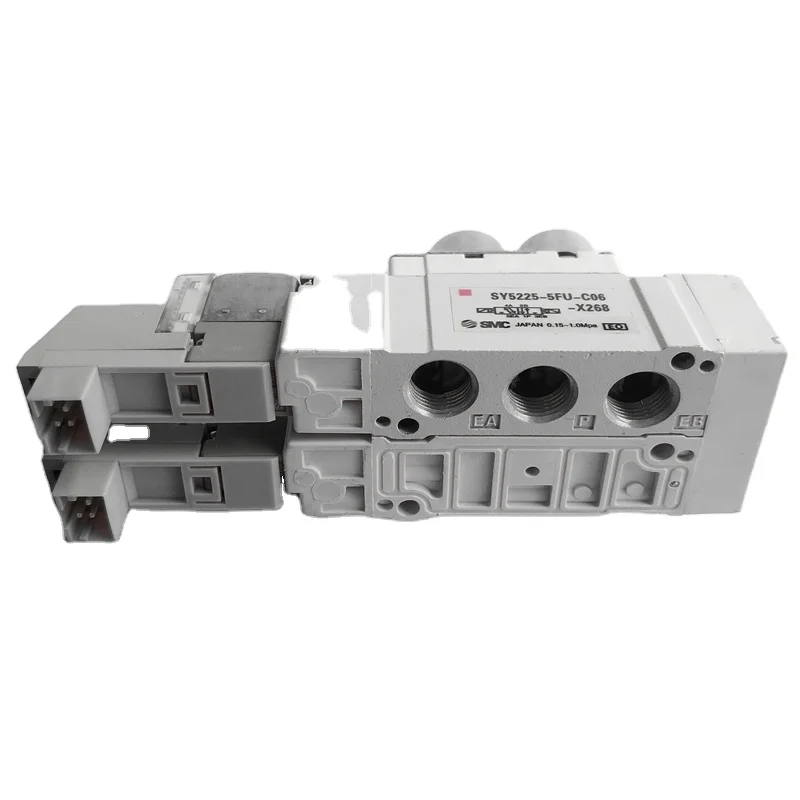 Solenoid valve SY5225-5FU-C6-X268 Air valve imported new 0.15- 1Mpa pneumatic cylinder valve for 200-700 printer part
Solenoid valve SY5225-5FU-C6-X268 Air valve imported new 0.15- 1Mpa pneumatic cylinder valve for 200-700 printer part