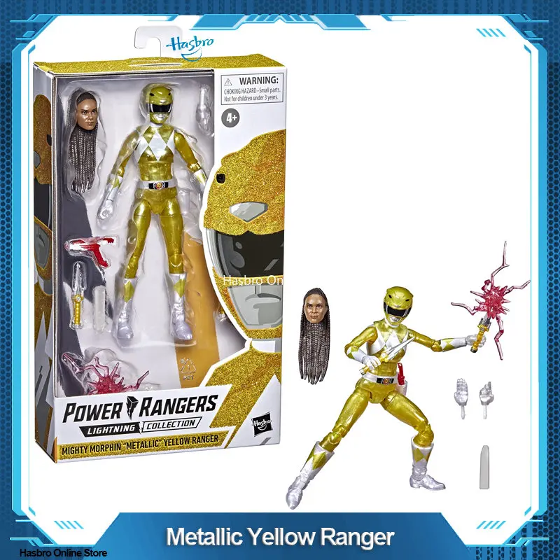 Фигурка рейнджера Hasbro Power из коллекции Lightning, мощный морфин, металлик, желтый рейнджер, 6-дюймовая премиум-фигурка, игрушка F2937
Фигурка рейнджера Hasbro Power из коллекции Lightning, мощный морфин, металлик, желтый рейнджер, 6-дюймовая премиум-фигурка, игрушка F2937