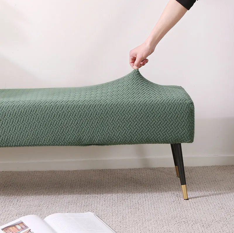 Housse de banc élastique en tissu polaire, antidérapante, amovible, lavable, pour siège de maison, salon, chambre à coucher, salle de Piano Housse de banc élastique en tissu polaire, antidérapante, amovible, lavable, pour siège de maison, salon, chambre à coucher, salle de Piano