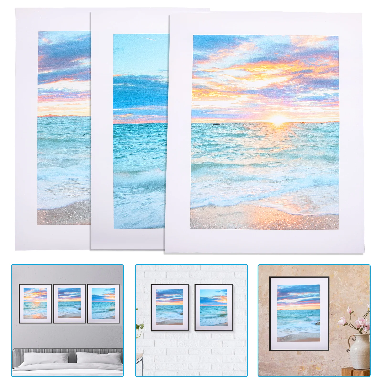 

Wall Hanging Painting Core Paintings Beach Sea Sun Canvas Home Decor Room Decors Decorative For Living Seaside