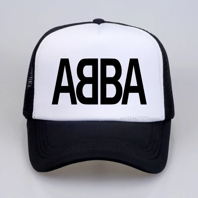 

ABBA baseball cap Men Women's 90S Inspired ABBA hat rock Band Dad Snapback hat fashion casual mesh trucker hat gorras hombre