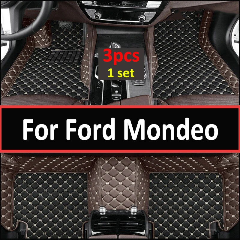 

Car Floor Mats For Ford Mondeo Fusion Mk V 4 2017~2021 Anti-dirt Pads Rug Waterproof Floor Mats Reduces Friction Car Accessories