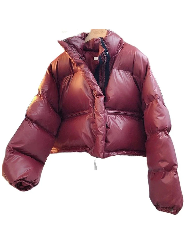 2023 new Cotton Padded Glossy Snow Parka Women Winter New Waterproof Oversize 2XL Coat Stand Collar Thickened Puffer Jacket
2023 new Cotton Padded Glossy Snow Parka Women Winter New Waterproof Oversize 2XL Coat Stand Collar Thickened Puffer Jacket