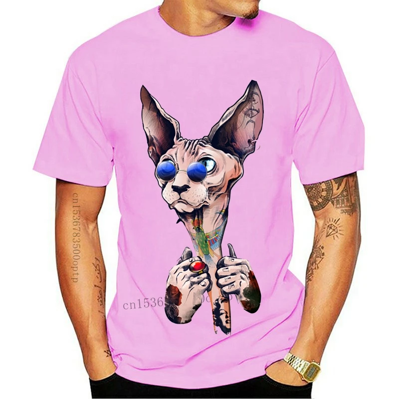 Mens Clothes New Fashion Tshirt Men T-shirt Sphynx Cat Rules Tops & Tees Adult Classic Summer/Fall O Neck 100% Cotton Short Sle |