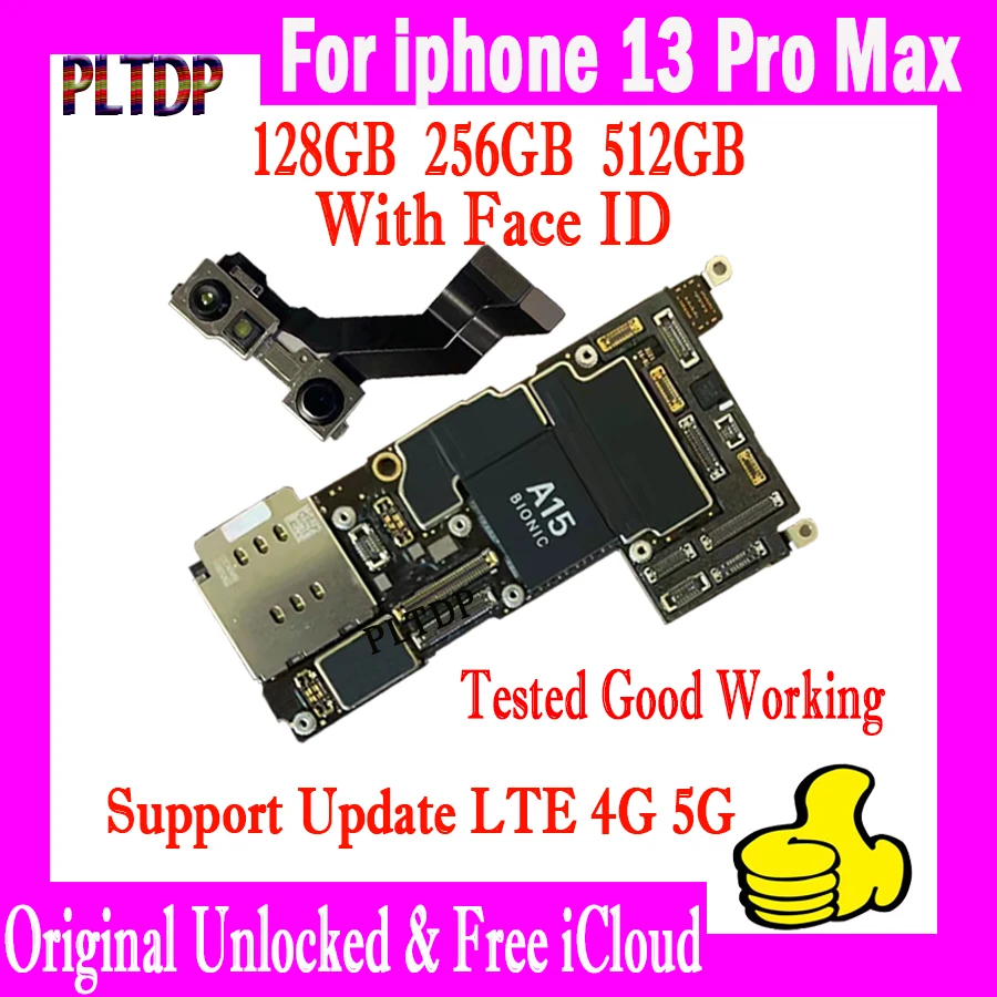 For iPhone 13 Pro Max Motherboard With/NoOriginal Motherboard For iPhone 13 Pro Max With/No Face ID 128gb 256gb Mainboard Unlock
For iPhone 13 Pro Max Motherboard With/NoOriginal Motherboard For iPhone 13 Pro Max With/No Face ID 128gb 256gb Mainboard Unlock