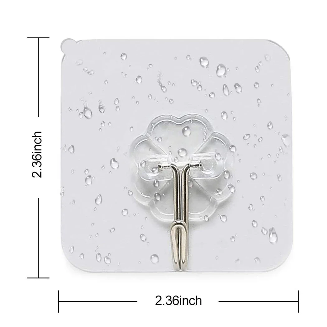Strong Adhesive Hook Hanging Wall, Bathroom, Kitchen Hooks Transparent Traceless Hook Weighing Without Dropping
Strong Adhesive Hook Hanging Wall, Bathroom, Kitchen Hooks Transparent Traceless Hook Weighing Without Dropping