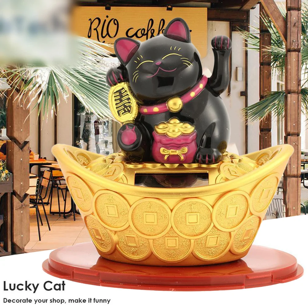 Solar Powered Chinese Lucky Cat Welcoming Cat Feng Shui Decoration For Home Display Fortune Lucky Wealth Plastic
Solar Powered Chinese Lucky Cat Welcoming Cat Feng Shui Decoration For Home Display Fortune Lucky Wealth Plastic