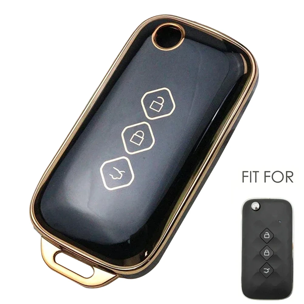 3 Button Reversible Car Key Case Cover Ensuring A Comfortable Touch And Providing Effective Protection Against Scratches And Dam
3 Button Reversible Car Key Case Cover Ensuring A Comfortable Touch And Providing Effective Protection Against Scratches And Dam