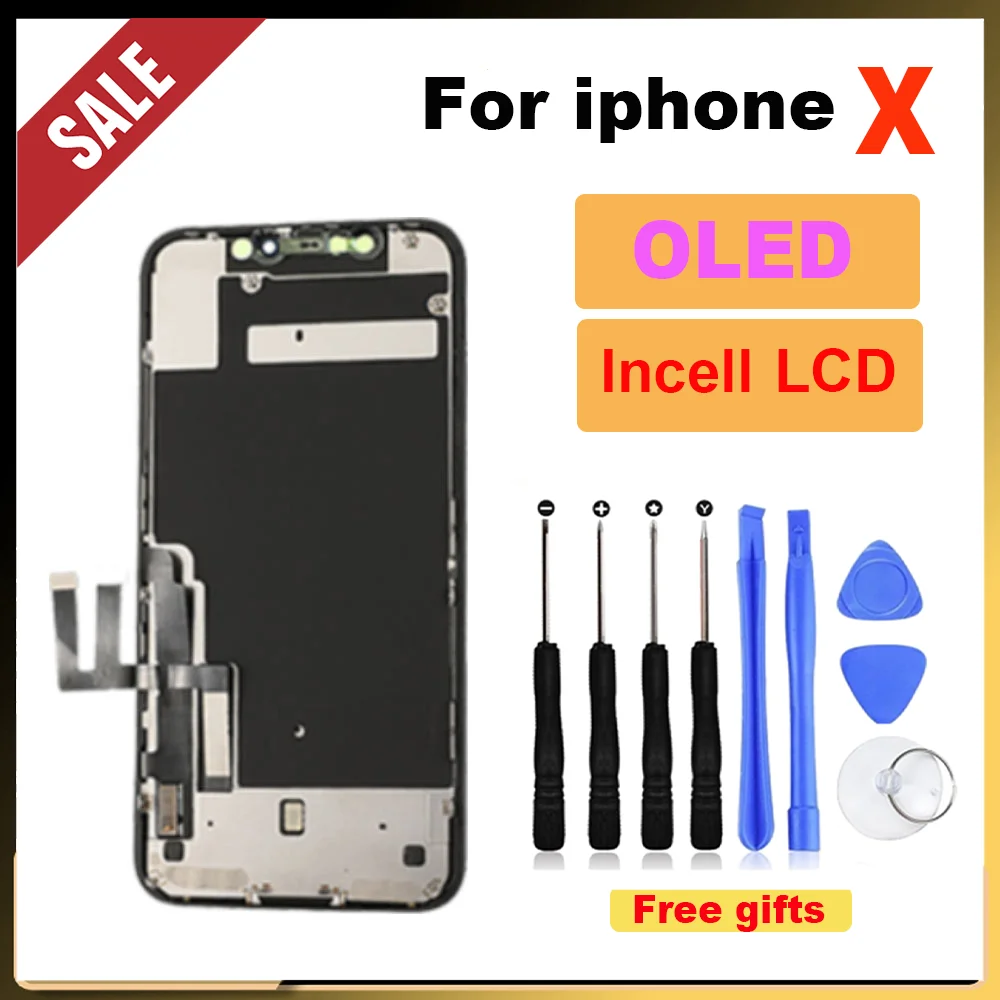 Замена экрана для iPhone X OLED 3D сенсорный экран дигитайзер в сборе для iPhone X без битых пикселей Замена дисплея Pantalla
Замена экрана для iPhone X OLED 3D сенсорный экран дигитайзер в сборе для iPhone X без битых пикселей Замена дисплея Pantalla