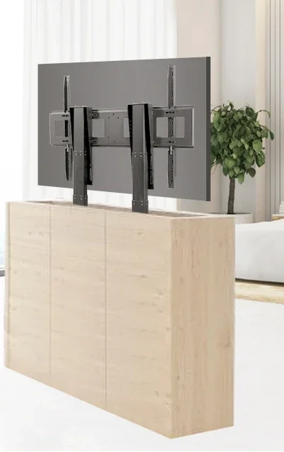 75/85/86/98 inch TV electric lifting bracket floor hidden cabinet type remote control pedestal hanger.
75/85/86/98 inch TV electric lifting bracket floor hidden cabinet type remote control pedestal hanger.