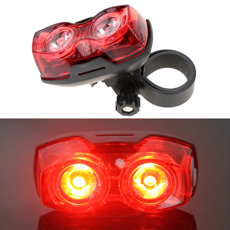 Cycling Tail Lamp Lights 2 LED Bike Rear Lights3 Modes Plastic Red Bright Safety Battery Accessories
Cycling Tail Lamp Lights 2 LED Bike Rear Lights3 Modes Plastic Red Bright Safety Battery Accessories