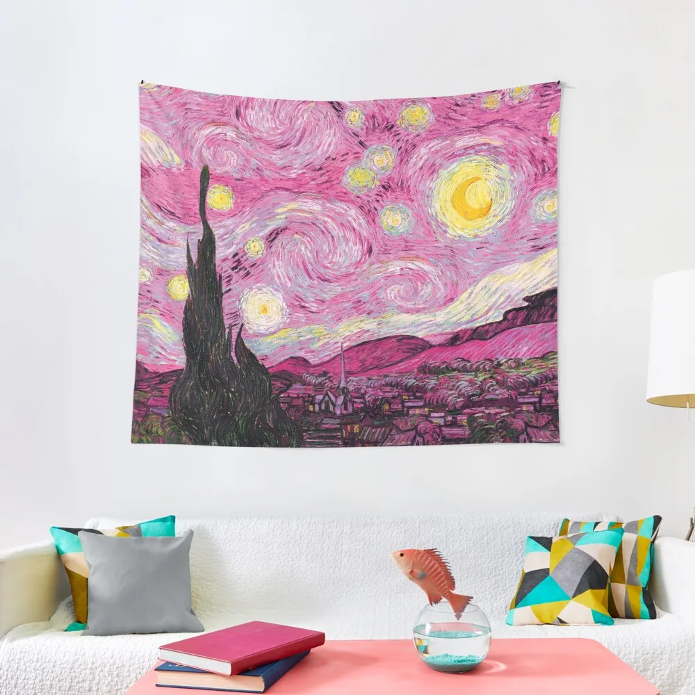 Van Gogh - Pink Starry Night Tapestry Aesthetic Room Decor Korean Room Decoration Accessories Tapestry
Van Gogh - Pink Starry Night Tapestry Aesthetic Room Decor Korean Room Decoration Accessories Tapestry