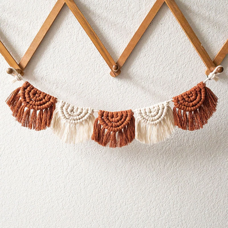 Kids Macrame Tassel Hanging - Nursery Tent Wall Decor 4 Sffe44e4ced314cc2a643b4f1de01f892p